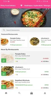 Pinky Food Delivery android App screenshot 5